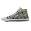Gothic Dollar Money Pattern Funny Fashion Popular Casual Cloth Shoes High Top Comfortable Breathable 3D Print Men Women Sneakers 5