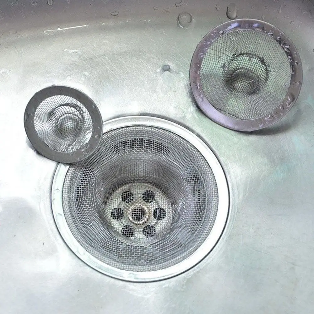 Kitchen Bathtub Shower Hair Dirt Catcher Kitchen Sink Bathroom Water Sink Drain Filter Strainers