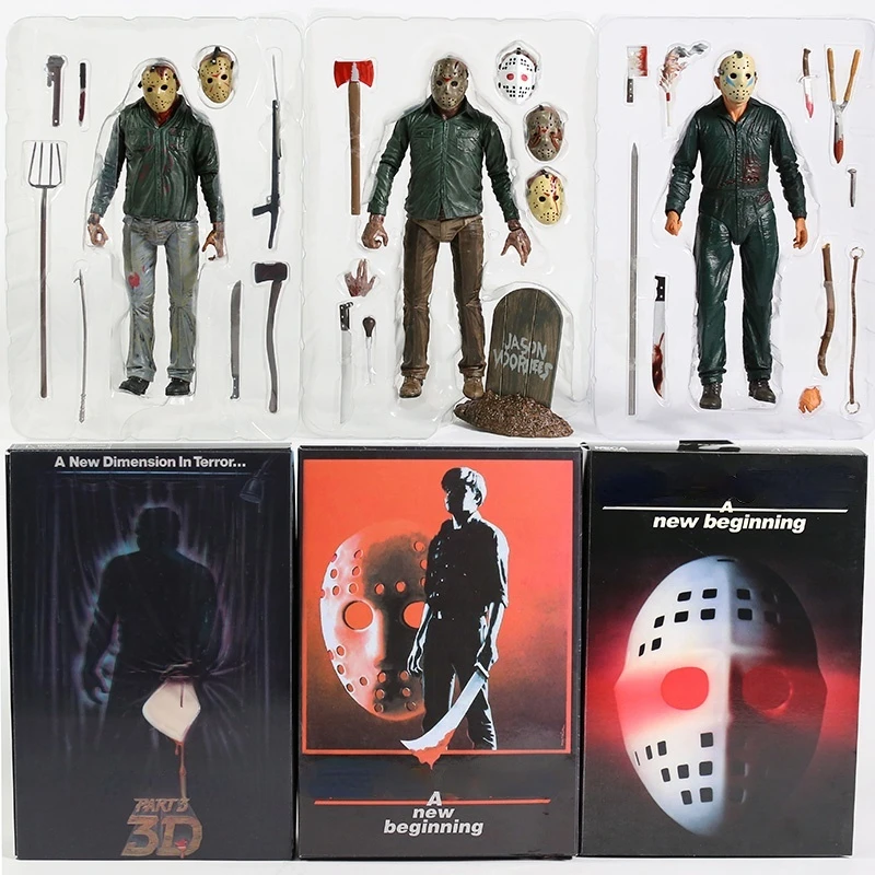 NECA Джейсон вурхес Техасская бензопила резня 7 &quotэкшн-фигурка Коллекционная