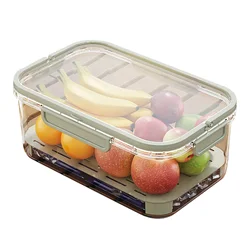 Large Capacity Airtight Freshness Box with Drain Plate (A)