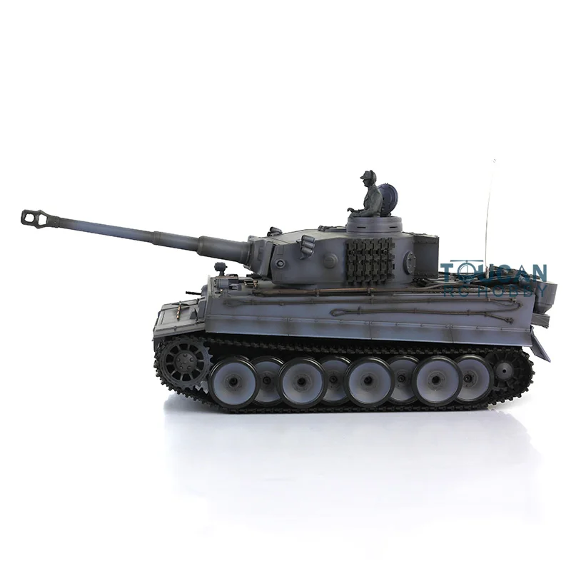 1/16 HENG LONG 7.0 FPV Tiger I RC Tank 3818 360 Turret Barrel Recoil RC Panzer Toys for Boys TH17256-SMT4 4