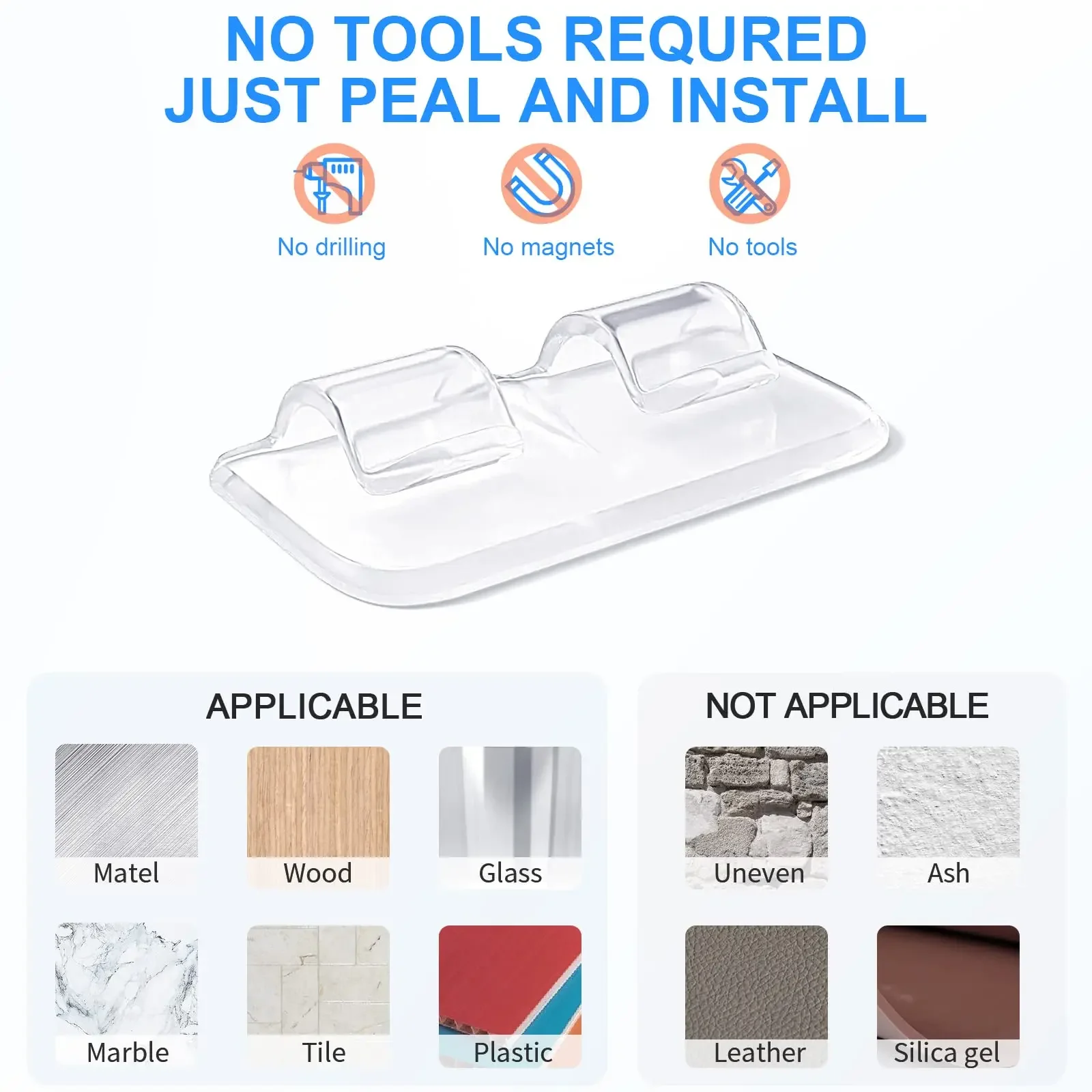 Command Hooks Outdoor 100Pcs Outdoor Light Clips Heavy Duty