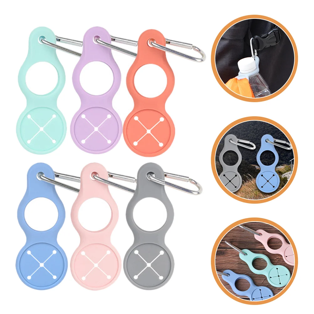 

6 Pcs Water Bottle Buckle Supply Holder Clip Camping Supplies Professional Convenient Storage Outdoor