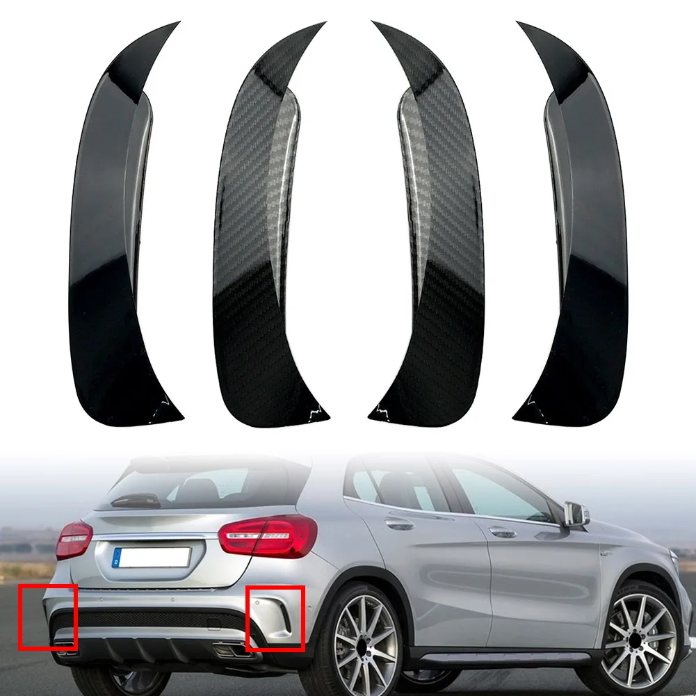 

2Pcs Car Rear Bumper Splitter Canard Side Air Vent Trim For Mercedes Benz GLA-Class X156 2013 2014 2015 2016 2017 2018 2019 2020