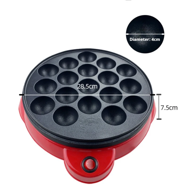 220V Chibi Maruko Baking Machine Household Electric Takoyaki Maker