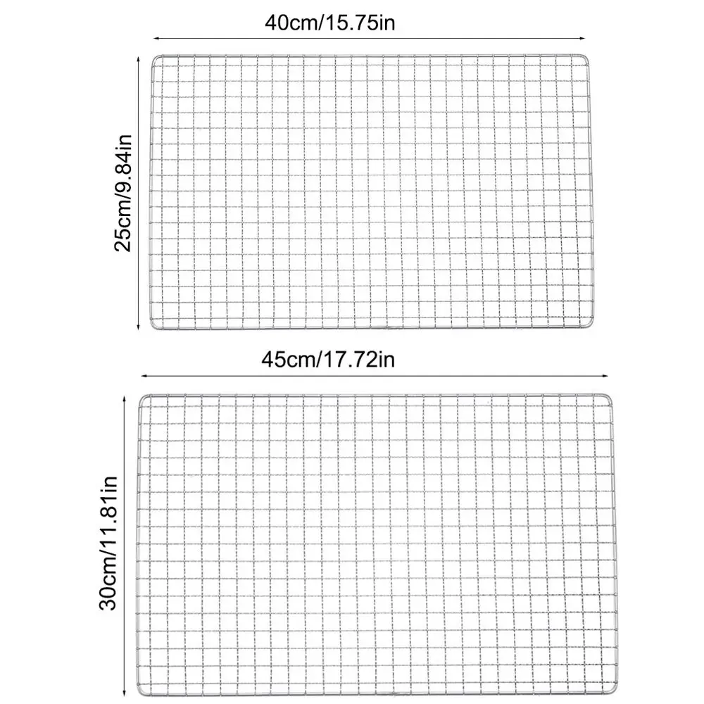 Stainless Steel Nonstick BBQ Grill Rack Grids for Outdoor Cooking