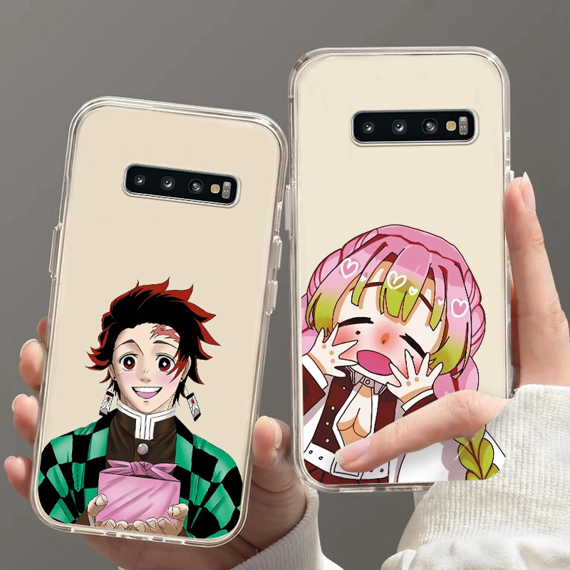 Per Samsung Galaxy S10 S10E S10 Plus Japan Anime Demon Slayer Pattern Case Per Samsung Galaxy S10 Plus Custodia Protettiva Antiurto