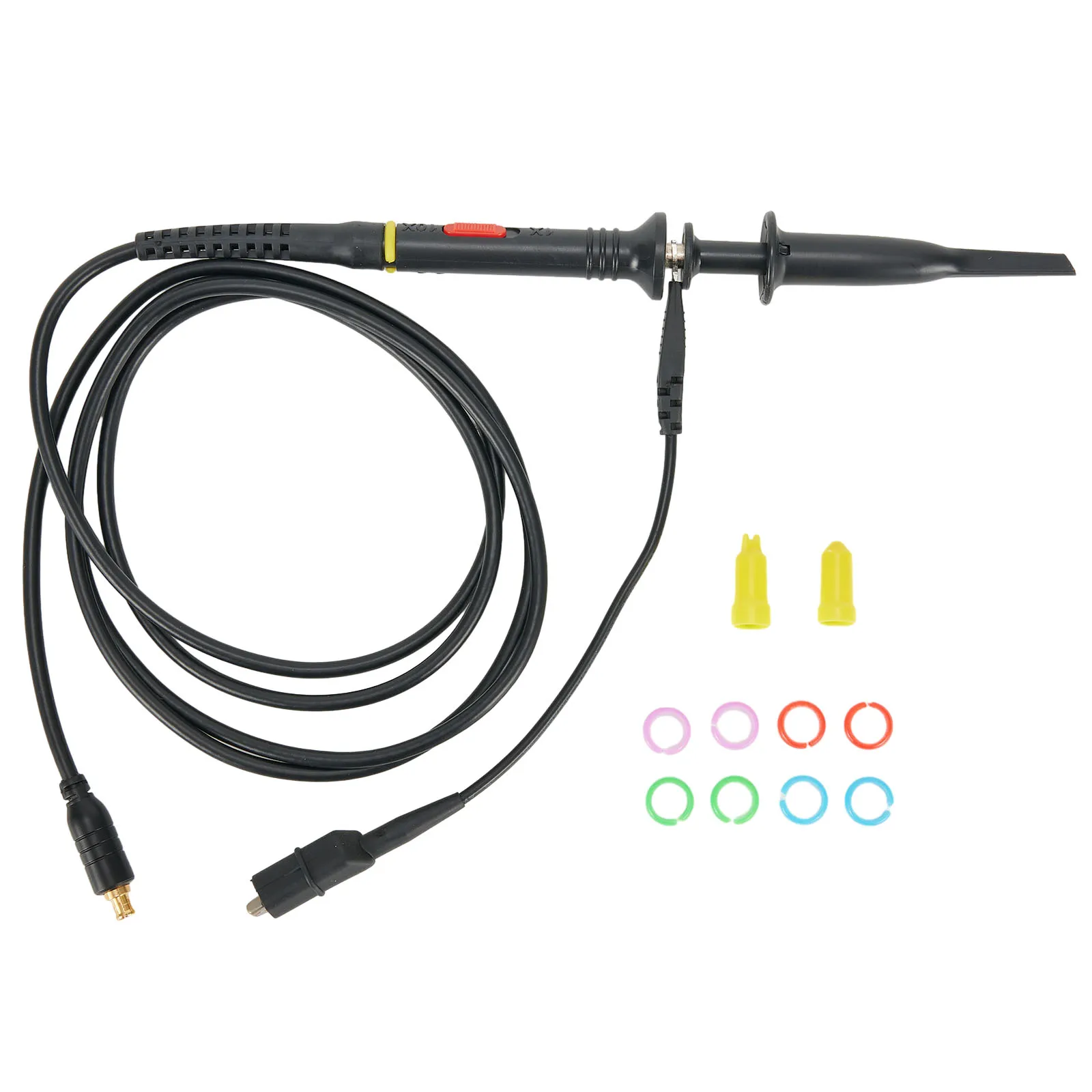 MCX Oscilloscope Probe 60MHz 1X 10X Alligators Clip For Portable Oscilloscope Clip-on Probe For Portable 1 Pc oscilloscope probe