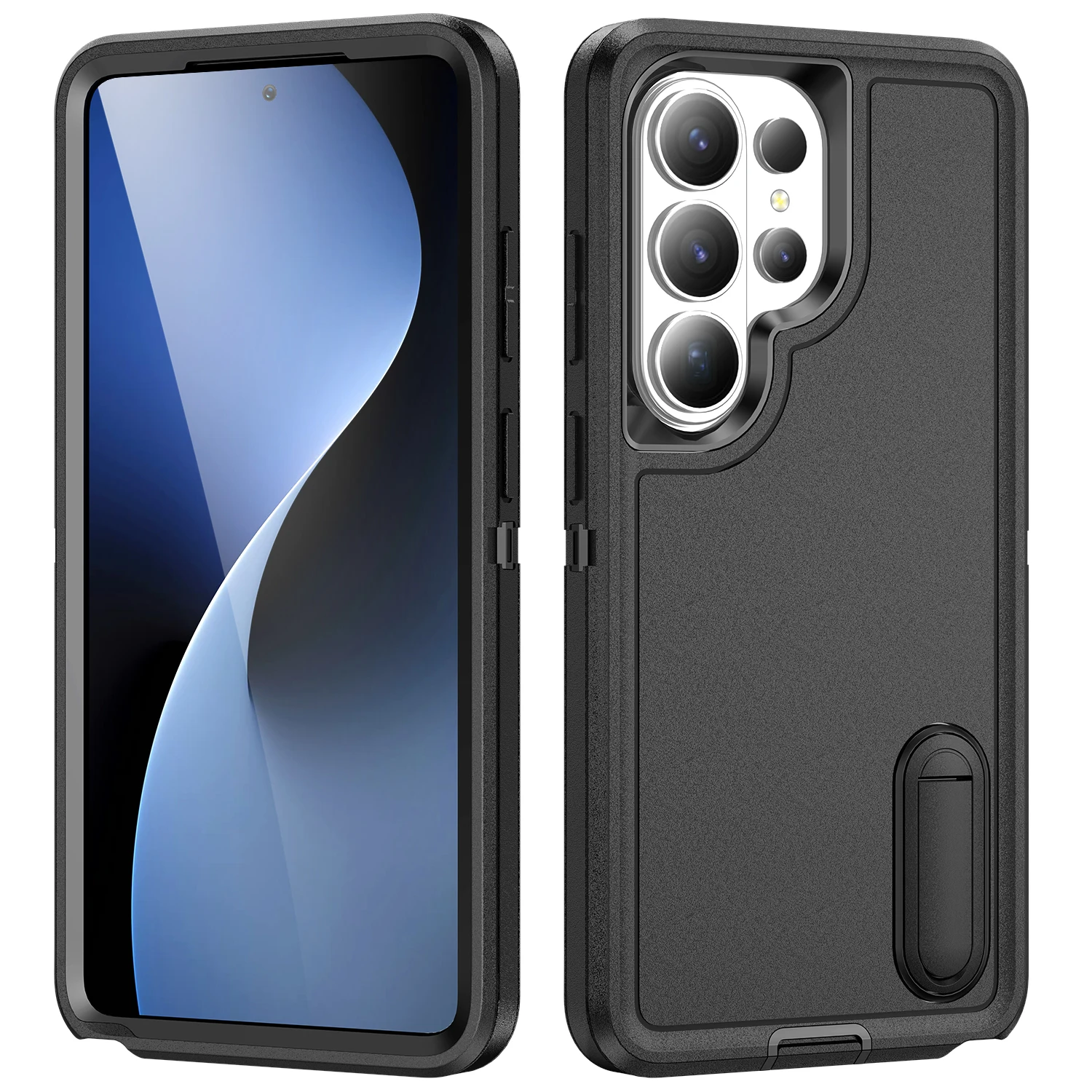 Shockproof Hard Bracket Phone Case with Enhanced Protection