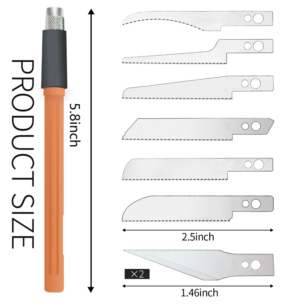 Mini Hand Saw Model Process Tool Modeling Hobbies DIY Razor Saw Hacksaw Tool Model Knife 9pcs set