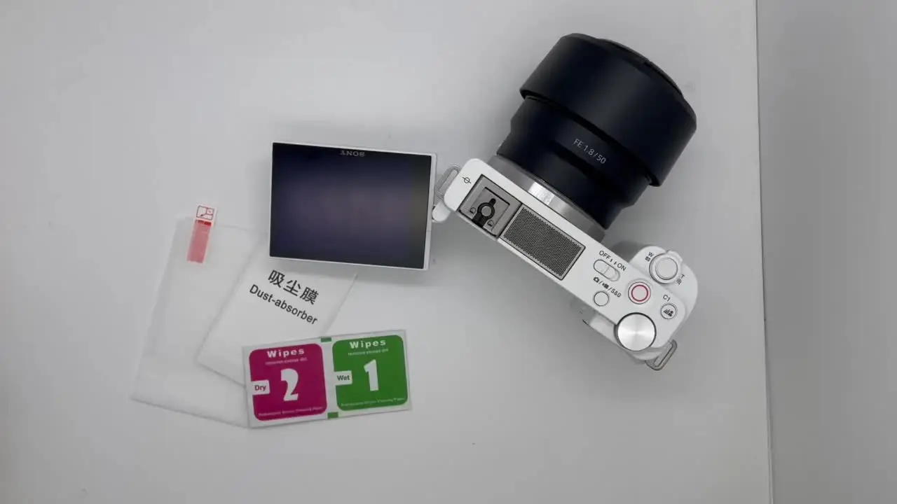Fuji X-m5 Accessoires VOVMOEYA Schermprotector Voor Fujifilm X-M5 – 3 Stuks Gehard Glas 9H, 0,25 Mm, Incl. Anti-verlies Koord 0,25 Mm Dun