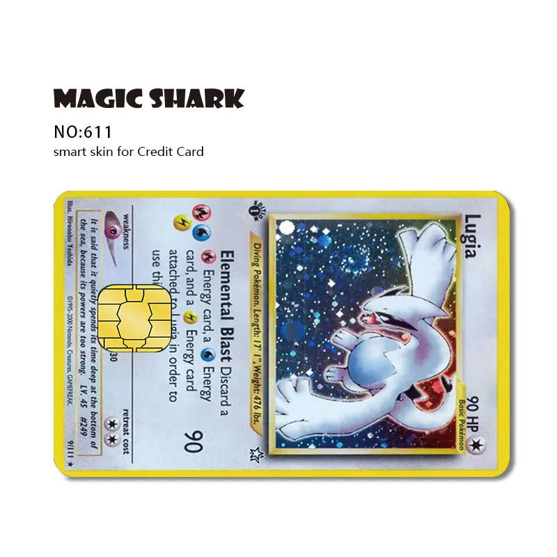 Credit Card SMART Sticker Skin Pikachu Illustrator Pokémon Card Decal