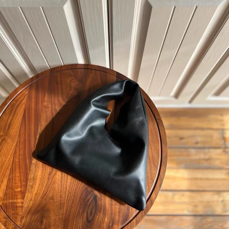 Ladies Designer New Soft Leather Dumpling Bag Fashion Leisure Versatile Handbag PU Leather Armpit Underarm Shoulder Bag