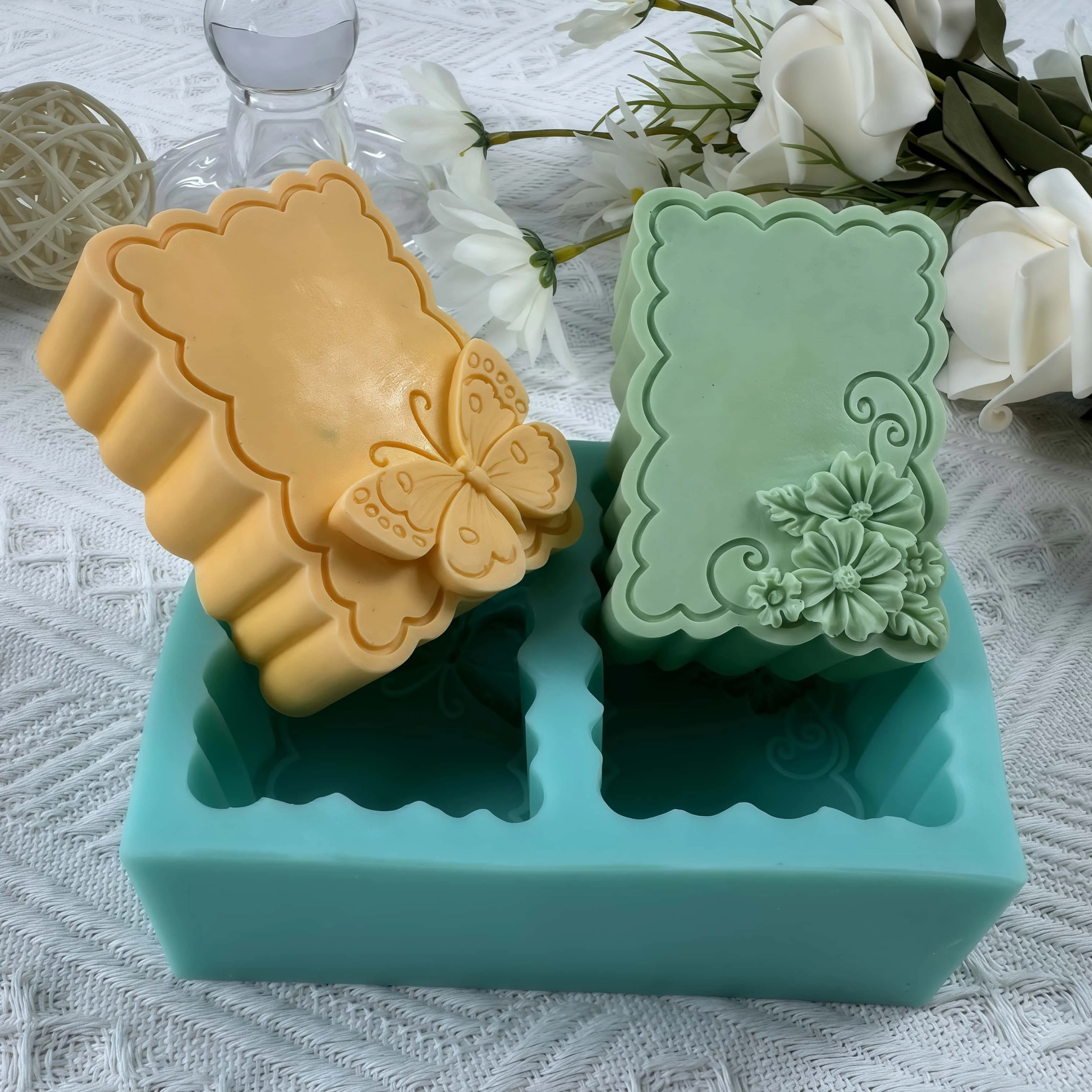 Butterfly Flower Silicone Mold 1