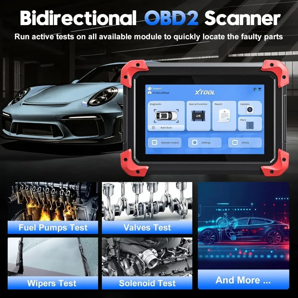 NEW.D7 Bidirectional OBD2 Scanner: 2024 V2.0 Automotive Scanner Diagnostic Tool with Active Tests 3