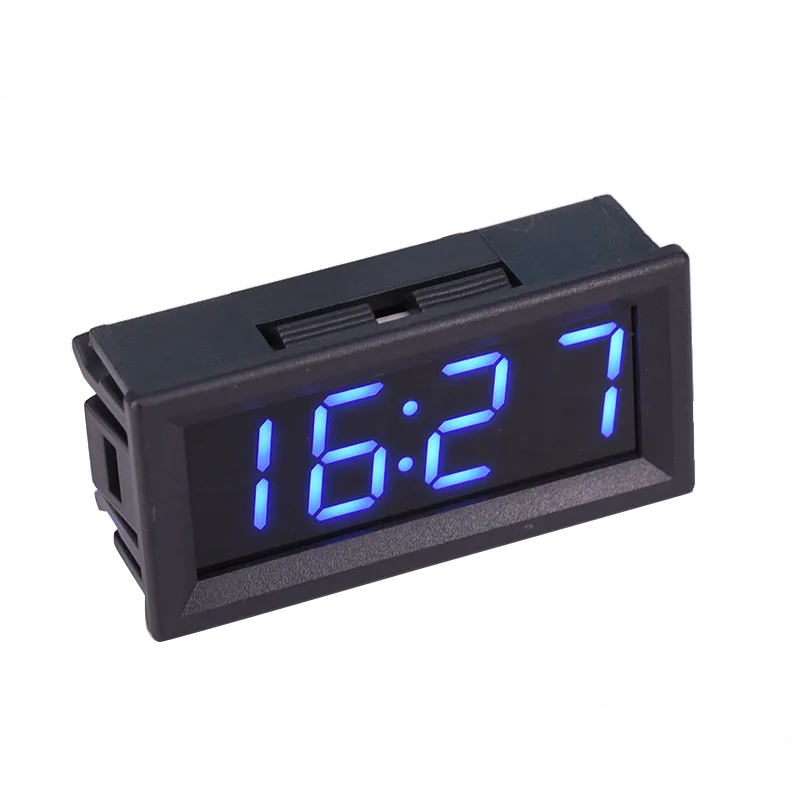 WiFi Network Clock Module Automatic Timing LED Digital Tube Electronic Clock Movement Luminous dc12V In-car DIY Global Time Zone digital clock