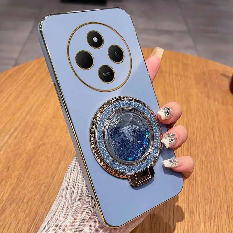 Enhanced Circular Support Plating Phone Case Cover