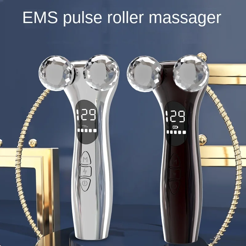 Face Lift Device 4D Roller Facial Massager V-Face Slimmer Skin Tightening Double Chin Remover Eye Care Vibration Massager
