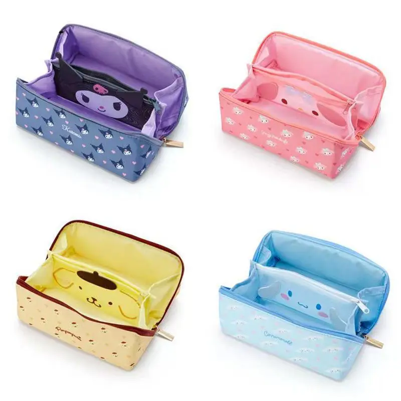 Pencil Case Cosmetic Bags Pen Case Stationery for Sanrio Cinnamoroll Melody Kulomi