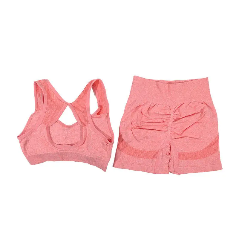 Womens Yoga Set - Fitness Vest  Shorts for Running and Workouts