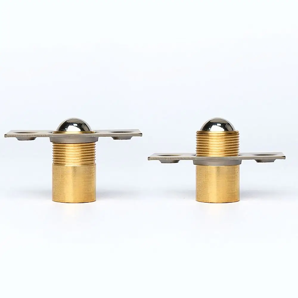 1Set Cabinet Gate Closet Door Ball Catch with Screws Furniture Hardware Door Stopper Adjustable Spring Roller Ball