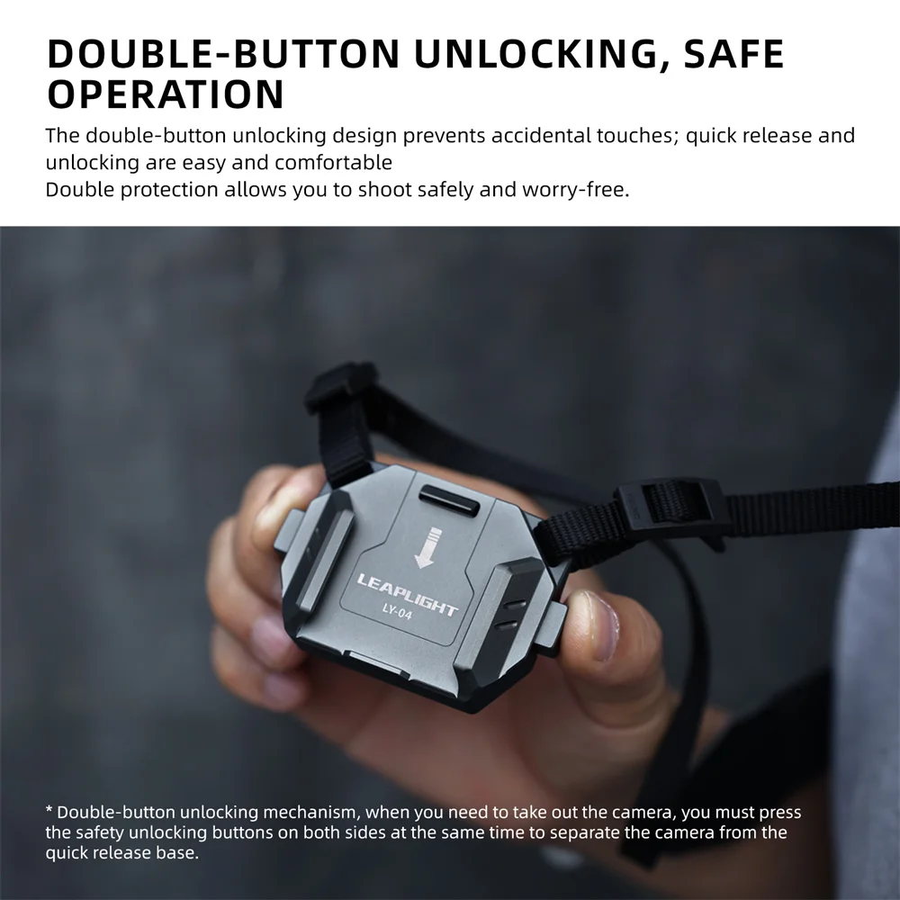 LEAPLIGHT DSLR Camera Base Adapter Quick Release System Camera Strap Mount For Sony Canon Fuji Nikon PD