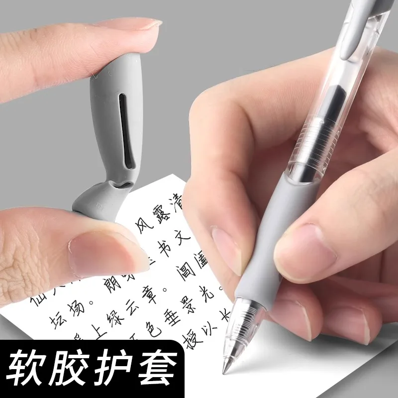 M&G 0.38MM Gel Pen, Soft Grip, Black Ink, Refillable, Suitable for Student and Office Use