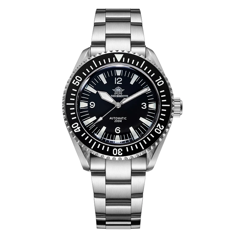 ADDIESDIVE Men Watch Blue Luminous Sapphire Crystal Ceramic Bezel 200M Waterproof Automatic Mechanical Watch Relojes Para Hombre