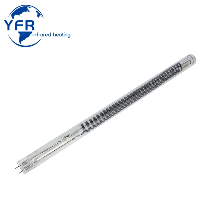 Halogen infrared heating lamp 1200W 230V Suitable for food heating and industrial drying, it provides uniform heat distribution.