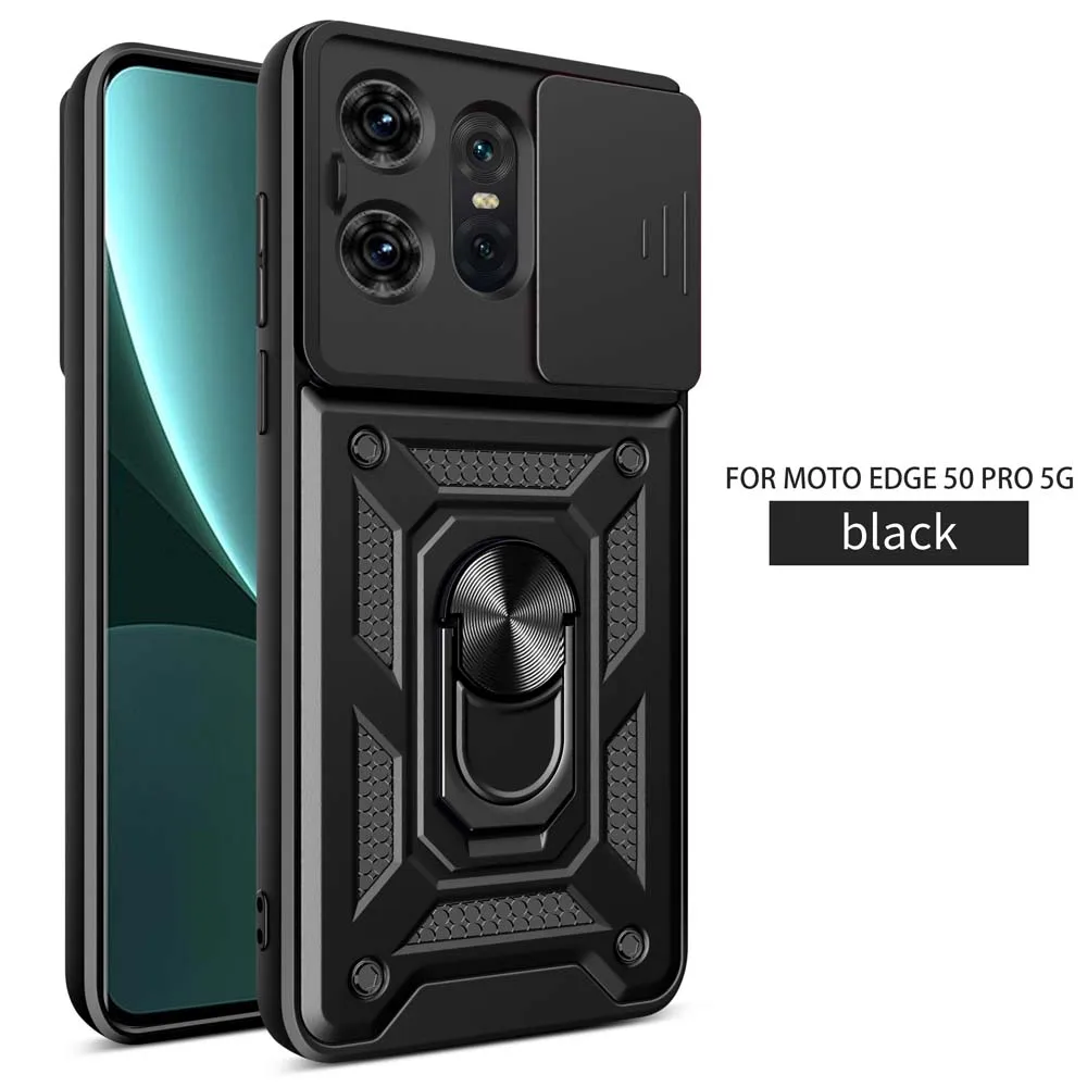 Enhanced Slide Camera Lens Protector Armor Case with Military Grade Bumpers and Ring Cover
