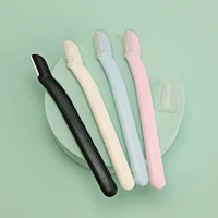 1pc Safe Folding Ladies Face Shaver Eyebrow Trimmer Blade Anti-Scratch Razor Makeup Tools Eyebrow Trimmer Face Razor for Women 2