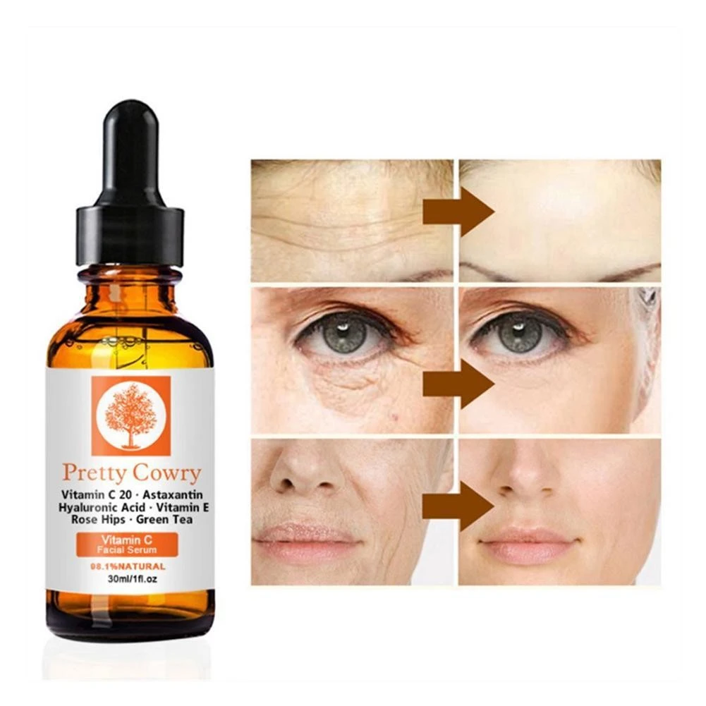15ml Repair Skin Serum Retinol Vitamin C Serum Hyaluronic Acid Shrink