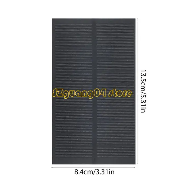 Y98D Pack of 2 Solar Panel 1.6W 5V Solar Panel Monocrystalline for Landscape Lighting 6