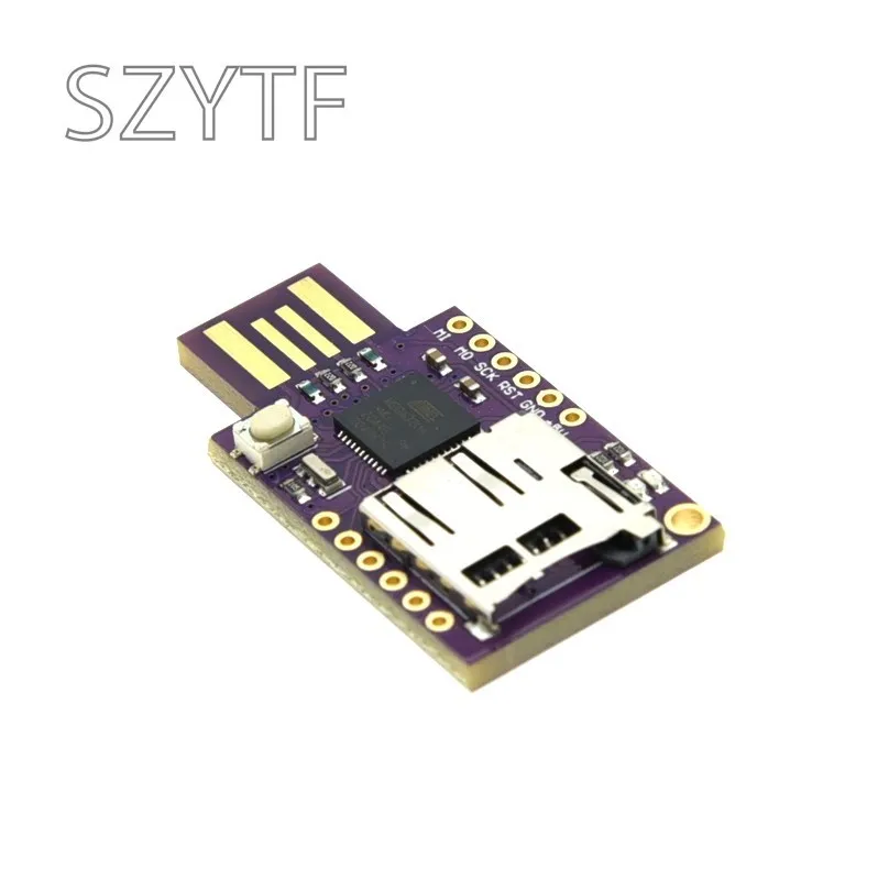 Modulo BadUSB Con Slot TF MicroSD - Tastiera Virtuale ATMEGA32U4 - 21x30mm