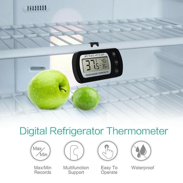 Fridge Freezer Thermometers Kitchen Fridge Temperature Sensor