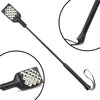 53CM PU Leather Paddle Whip,Riding Crop PU Leather Flogger Horsewhips，Silvery Punk Rivet Bat Spanking Paddle 2