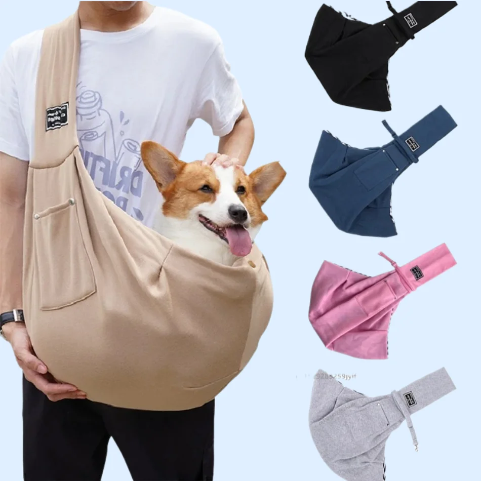 Pet Carrier Bag Pet Carrying Bag Pet Backpack Comfortable Pet Crossbody Shoulder Bag Outdoor Travel Portable Cat Puppy Sling Carrier Bag Dog Carrying Supplies