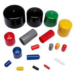 Seals Silicone Head End Caps Rubber Cap Soft Sheath Plug Stopper Threaded Cover Plastic Hole Plugs Screw Protection Sleeve Nuts