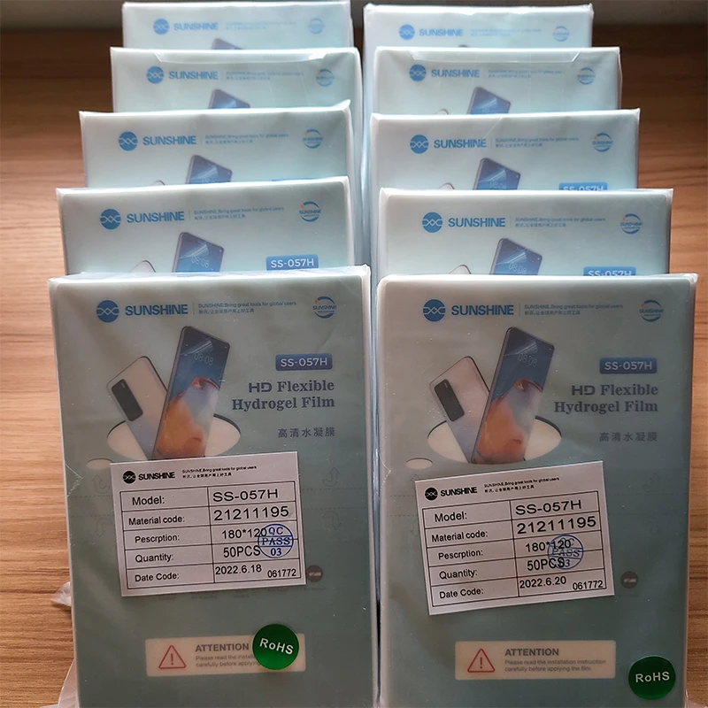 SUNSHINE 100% Original SS-057 Flexible Hydrogel Film, Mobile Phone Protective Film for SS 890c,matte HD PAD IPAD SS-057 SS-057H