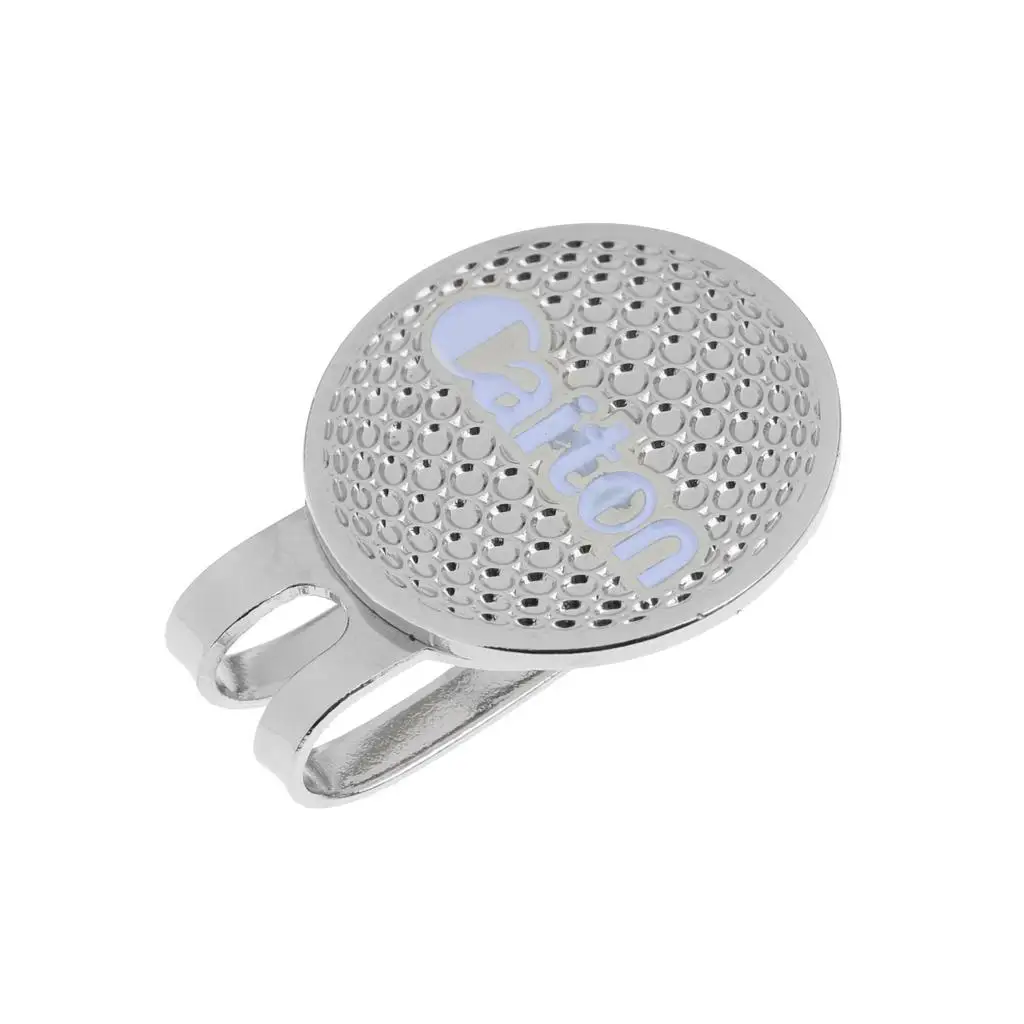 Alloy Golf Hat / Cap / Visor Clip with Golf Ball Marker Accessories