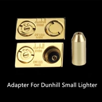 For Dunhill Small Gas Lighter Brass Copper Nozzle Refill Butane Adapter Inflatable Head Filling Gas Reuseable Repair Part 1