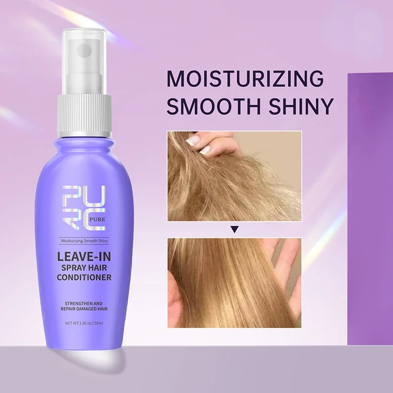 Leave-In Spray Hair Conditioner Hair Treatment Spray Repair Dry Damaged Eliminates Frizz Straightening Fluffy Care hair protection spray,hair conditioner