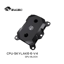 Bykski CPU Wasser Block verwenden für INTEL LGA3647 / SKYLAKE Buchse/Kupfer Kühler Wasser Kühlung/POM Version CPU-SKYLAKE-E-V4