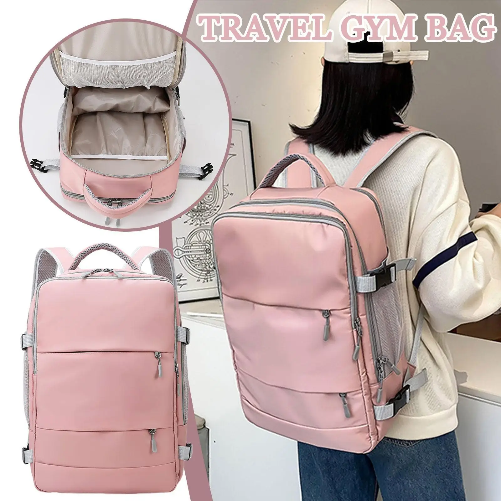 Women Travel Backpack Water Repellent Anti Theft Stylish Casual Daypack