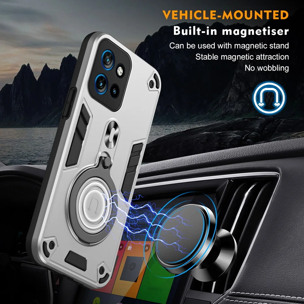 Enhanced Metal Rotating Bracket with Multiple Holder and Camera Protection Cover