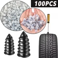 10/500Pcs Car Tyre Repair Rubber Nail Set Car Motorcycle Tyre Repair Nails Truck Scooter Bike Tire Puncture Repair Tool