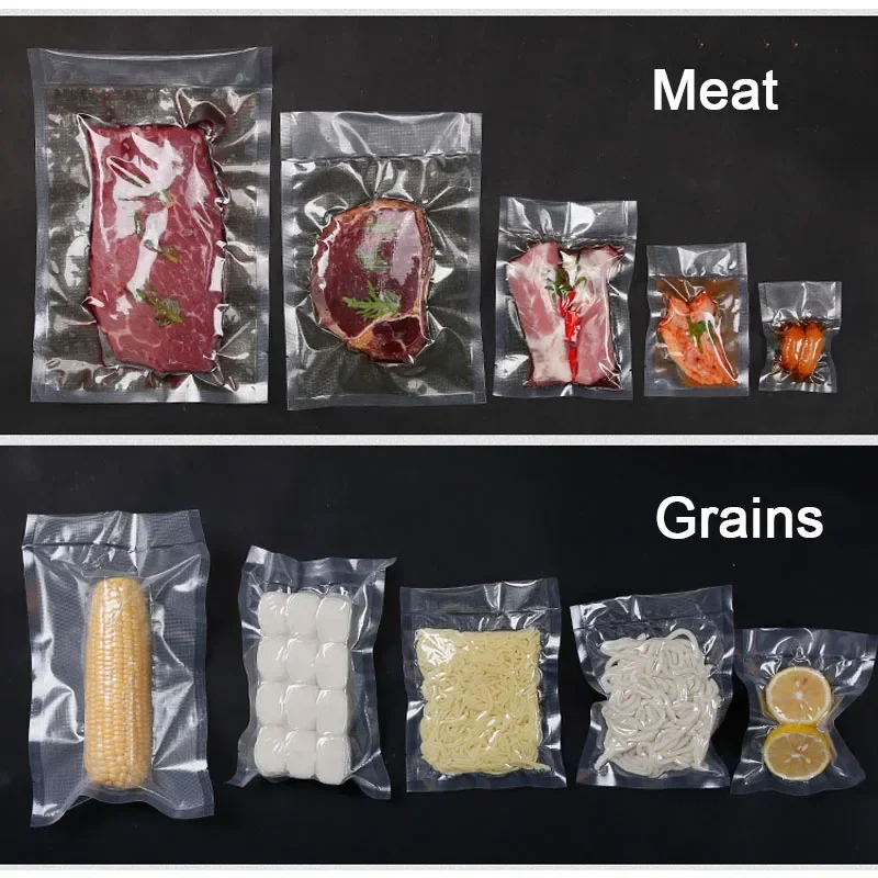 100pcs Food Vacuum Sealer Bags for Sous Vide Food Saver Kitchen Storage Bag BPA-Free Vacuum Packaging Bags Kitchen Tool 4