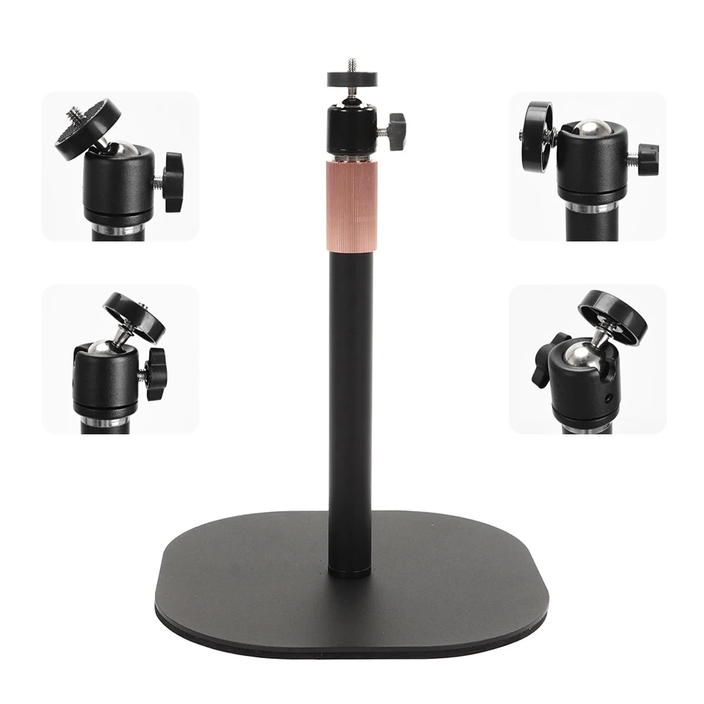 LUXCEO Round Base Aluminium Monopod Load Capacity 12kg Monopods Stand