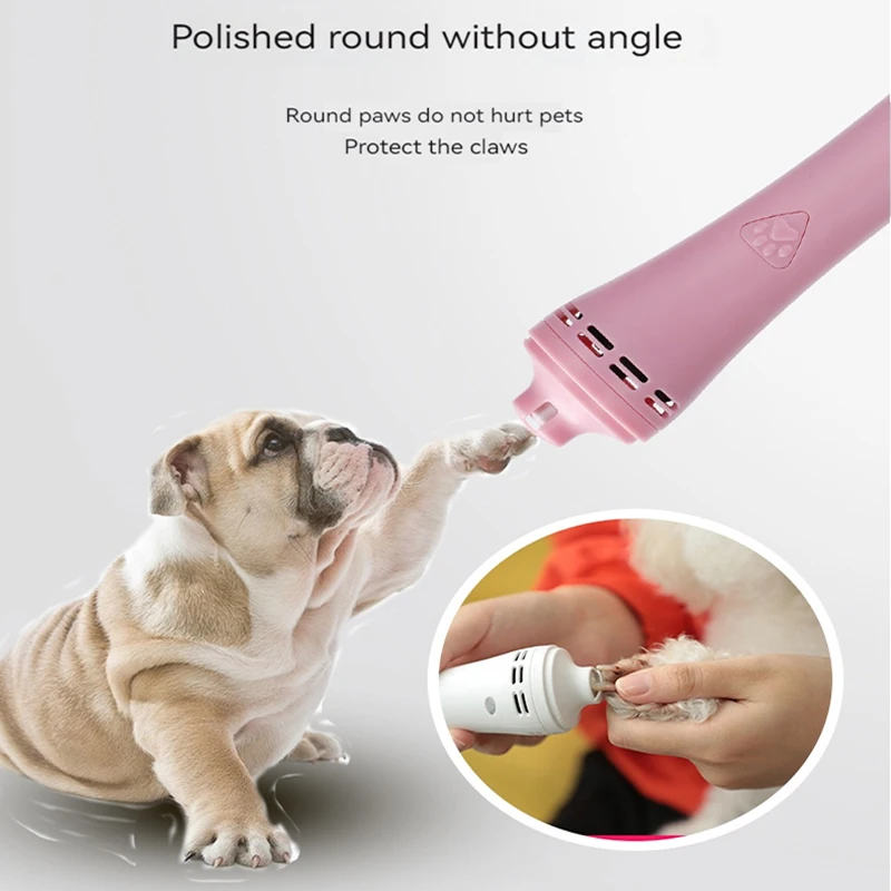 Electric Dog Nail Clippers for Dog Nail Grinders Rechargeable USB Charging Pet Quiet Cat Paws Nail Grooming Supplies 3