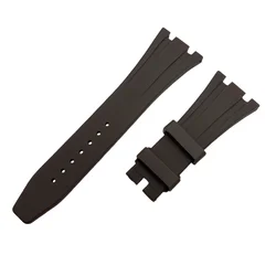 Blue Rubber Silicone Watch Band - Premium Strap Bracelet Accessories, No Logo - 26 or 27mm(Polished) (A - 23)